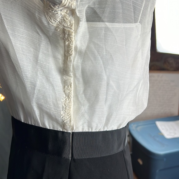 Ralph Lauren Ivory/Black Dress - Picture 4 of 10